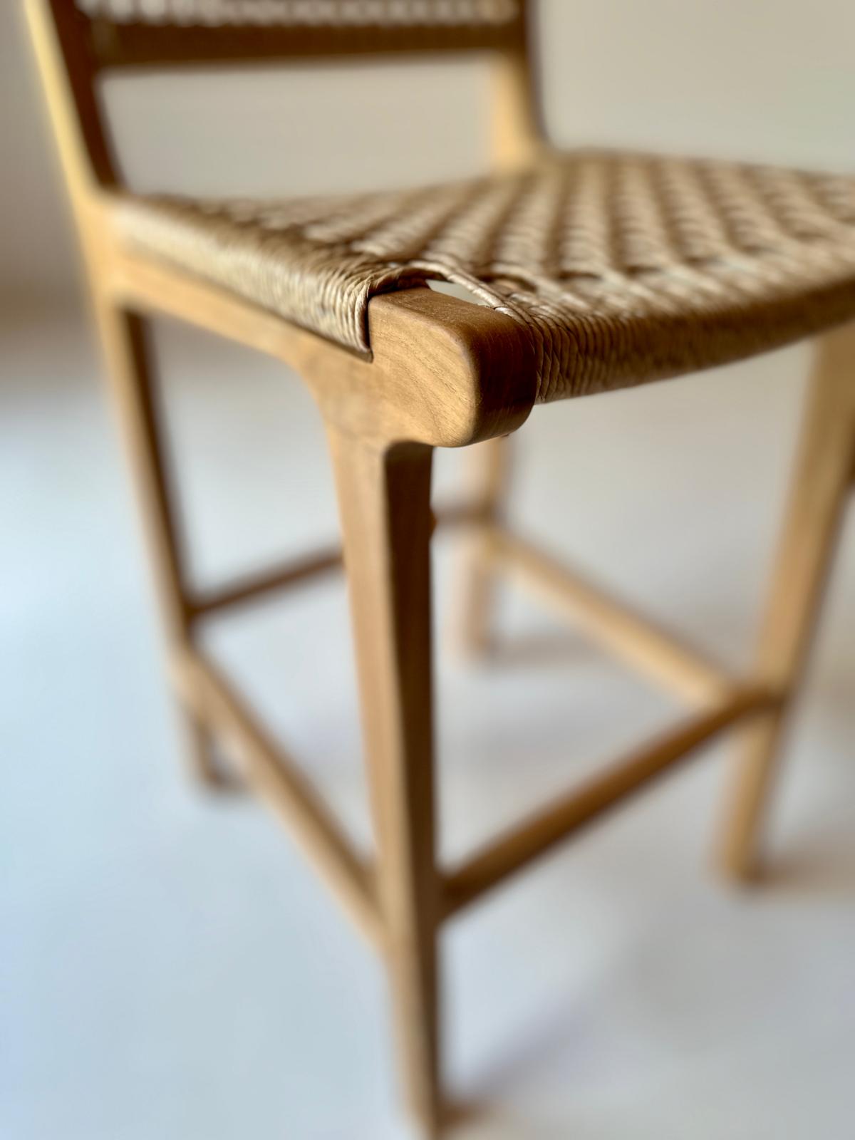 Komodo counter stool in synthetic rattan