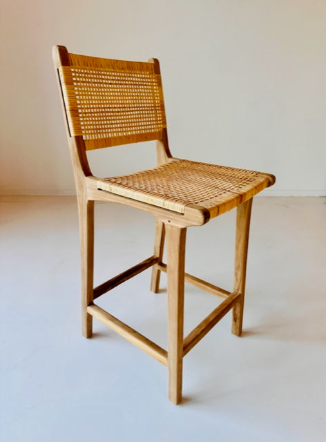 Komodo counter stool in rattan