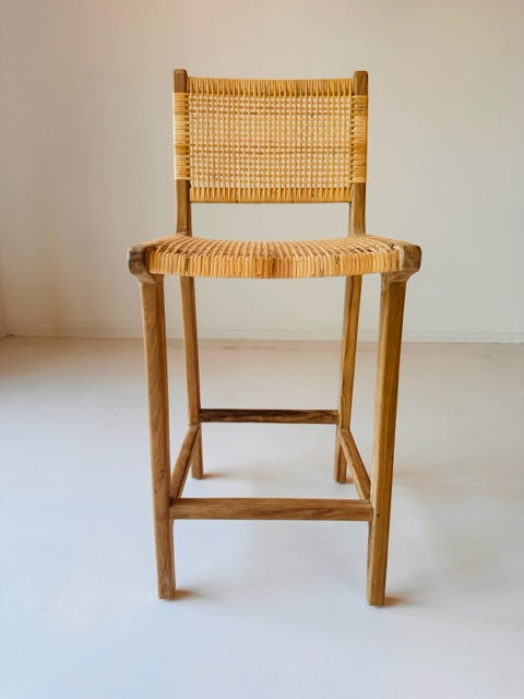 Komodo counter stool in rattan