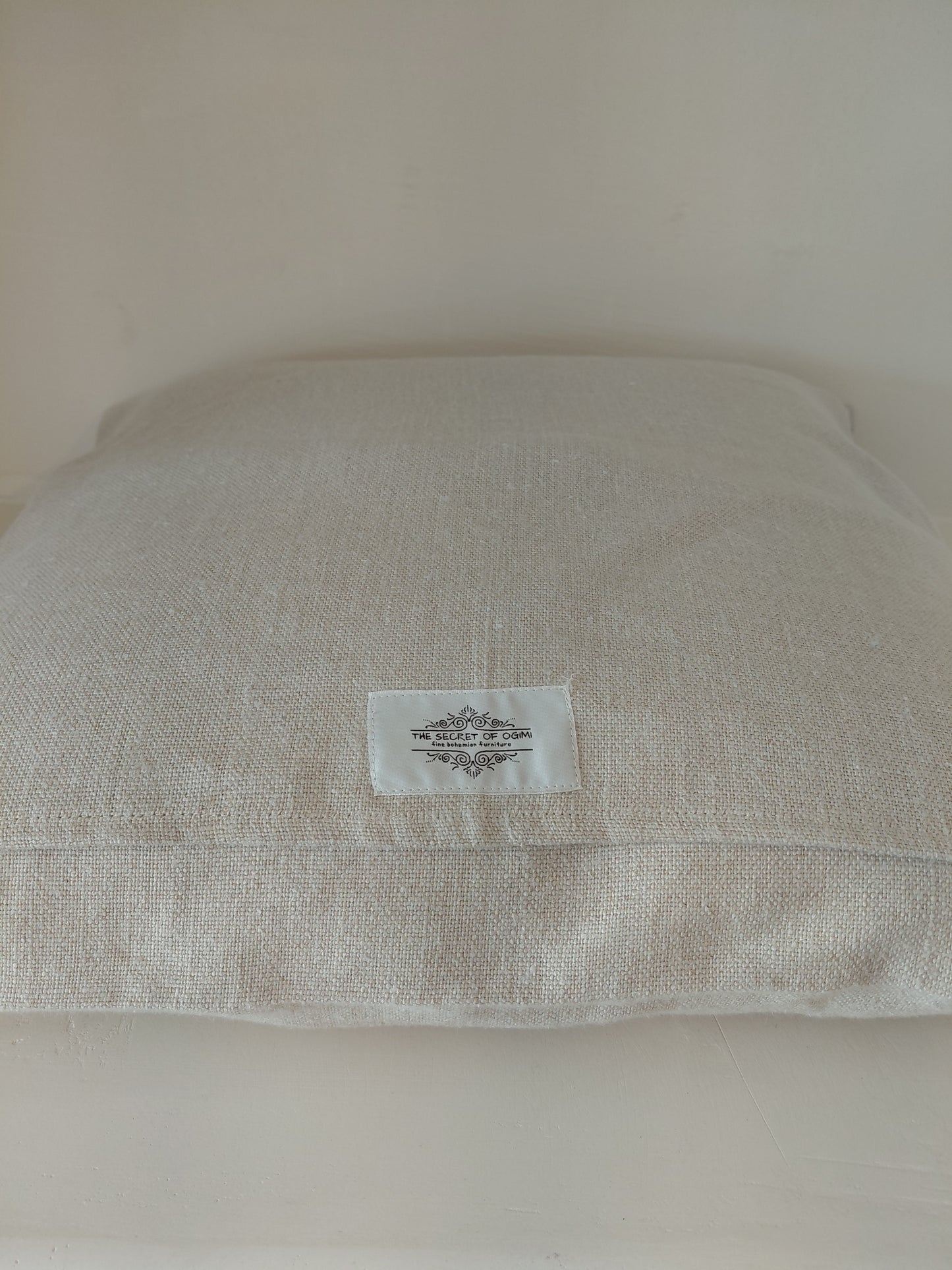 The Secret of Ogimi x Libeco Linen Pillow  Natural