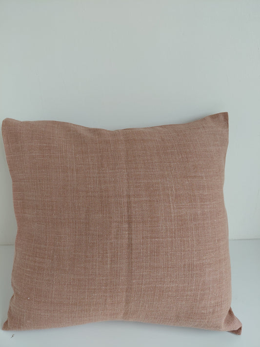The Secret of Ogimi x Libeco Linen Pillow  40 X 40cm Pêche Melba