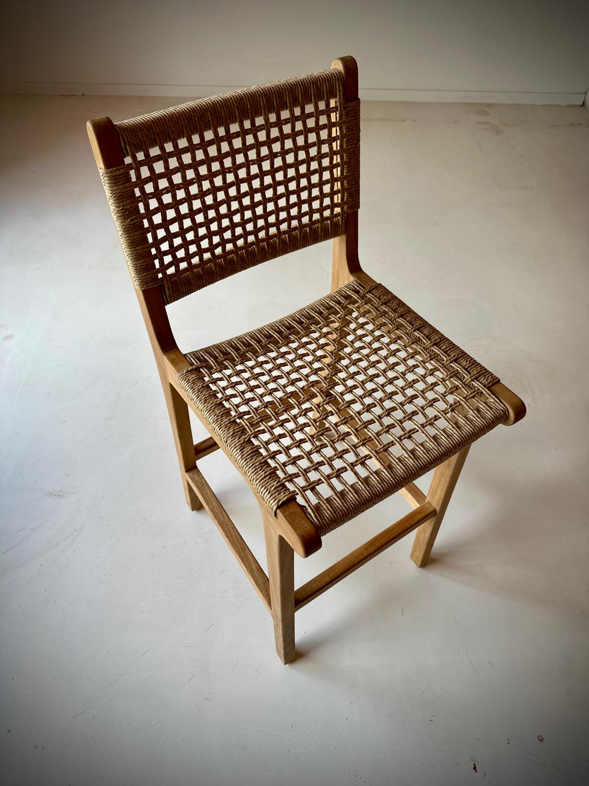 Komodo counter stool in synthetic rattan