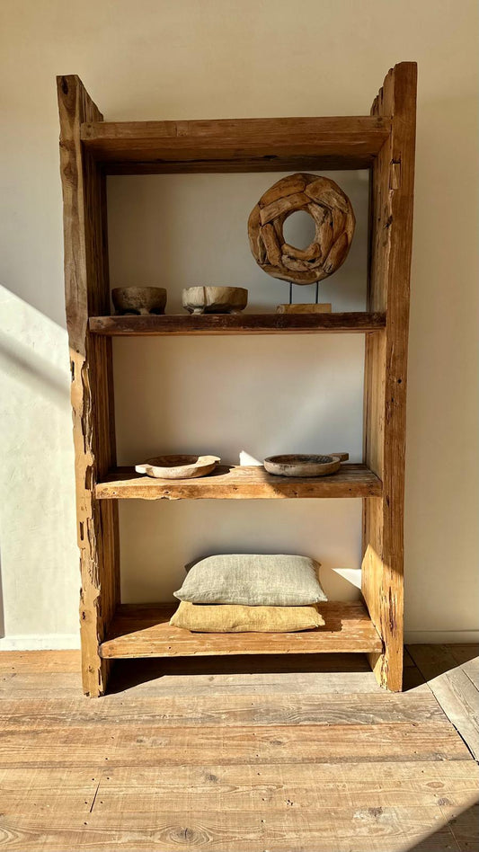 Ibuki unique finds: Rustic teak wooden rack