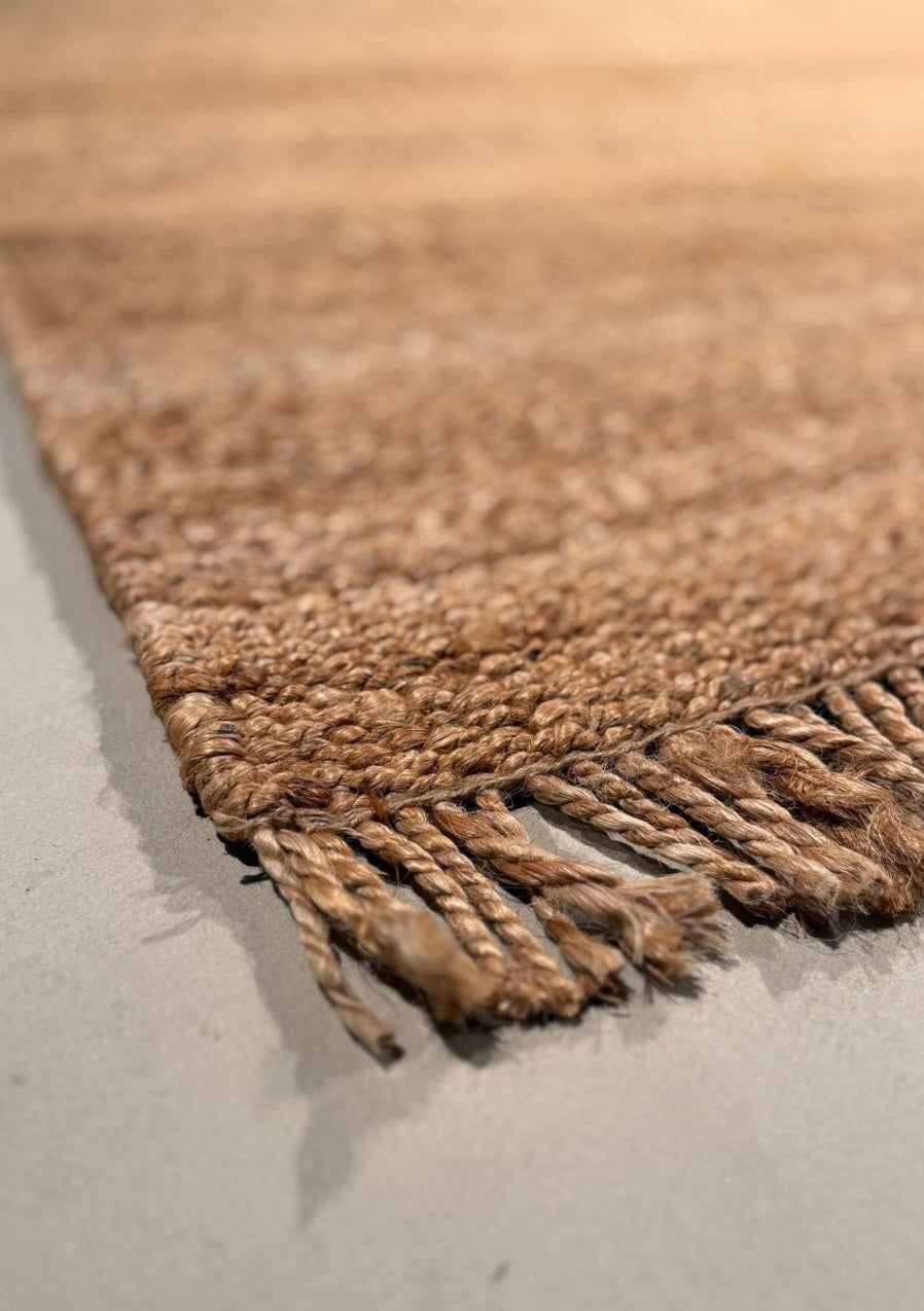 EINFACHE JUTE-/HANFFRANEN 2,00 X 3,00 Mtr NATUR