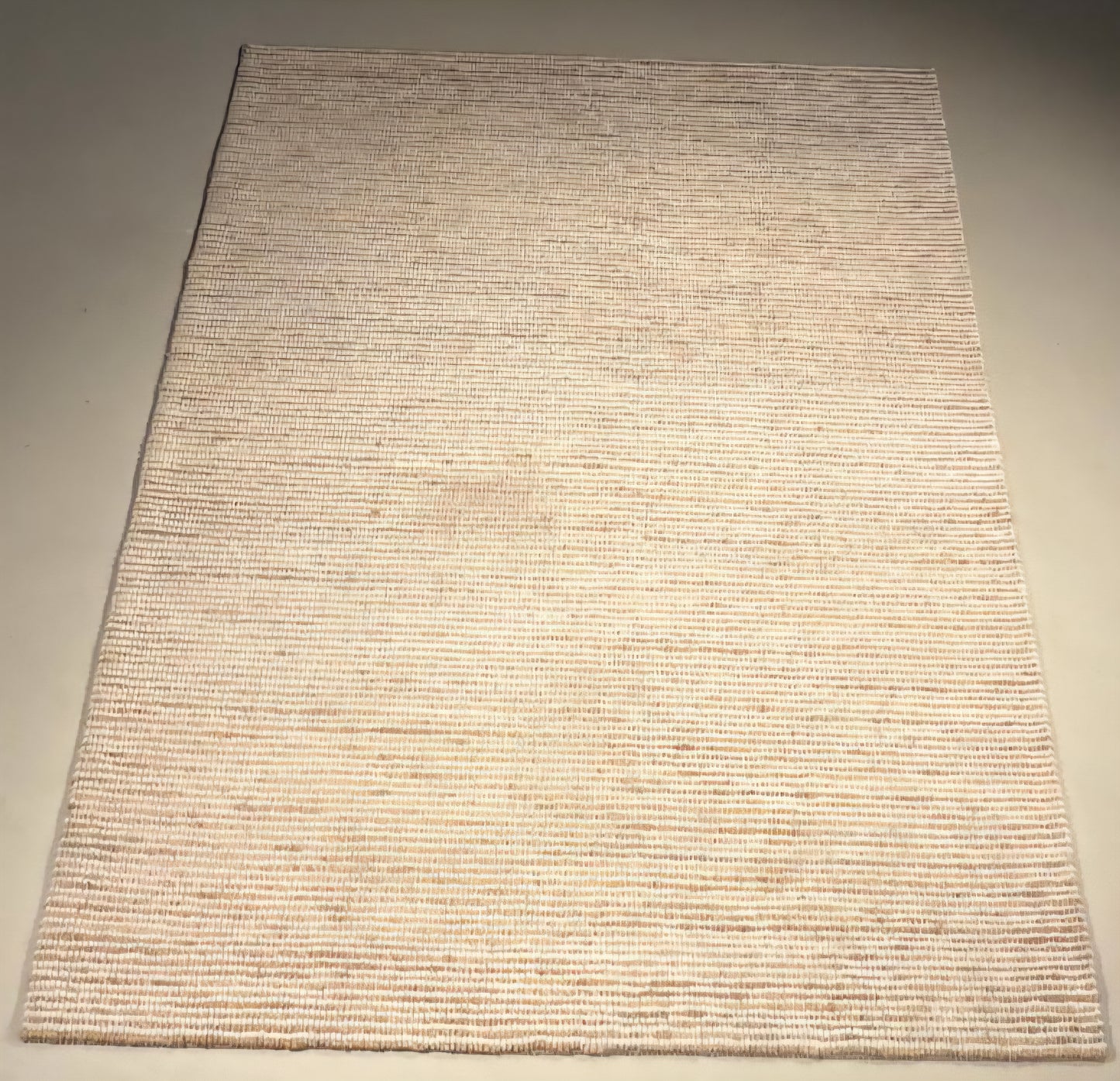 STRIPE WOOL/JUTE/HEMP  3.00 x 4.00 Mtr NATURAL/WHITE